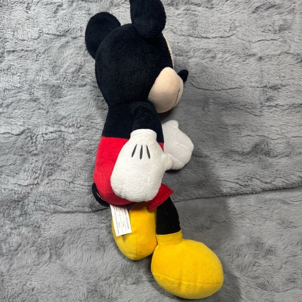 Disney Mickey Mouse Plush - Black, Red, Yellow - Picture 4 of 6